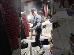 40.5kV aislador de resina epoxi de alto voltaje, aislador de soporte de resina fundida