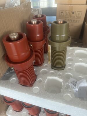 202mm European Plug In Epoxy Resin Bushing with SF6 Switchgear cable components