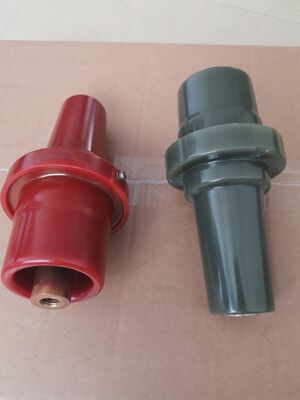 202mm European Plug In Epoxy Resin Bushing with SF6 Switchgear cable components